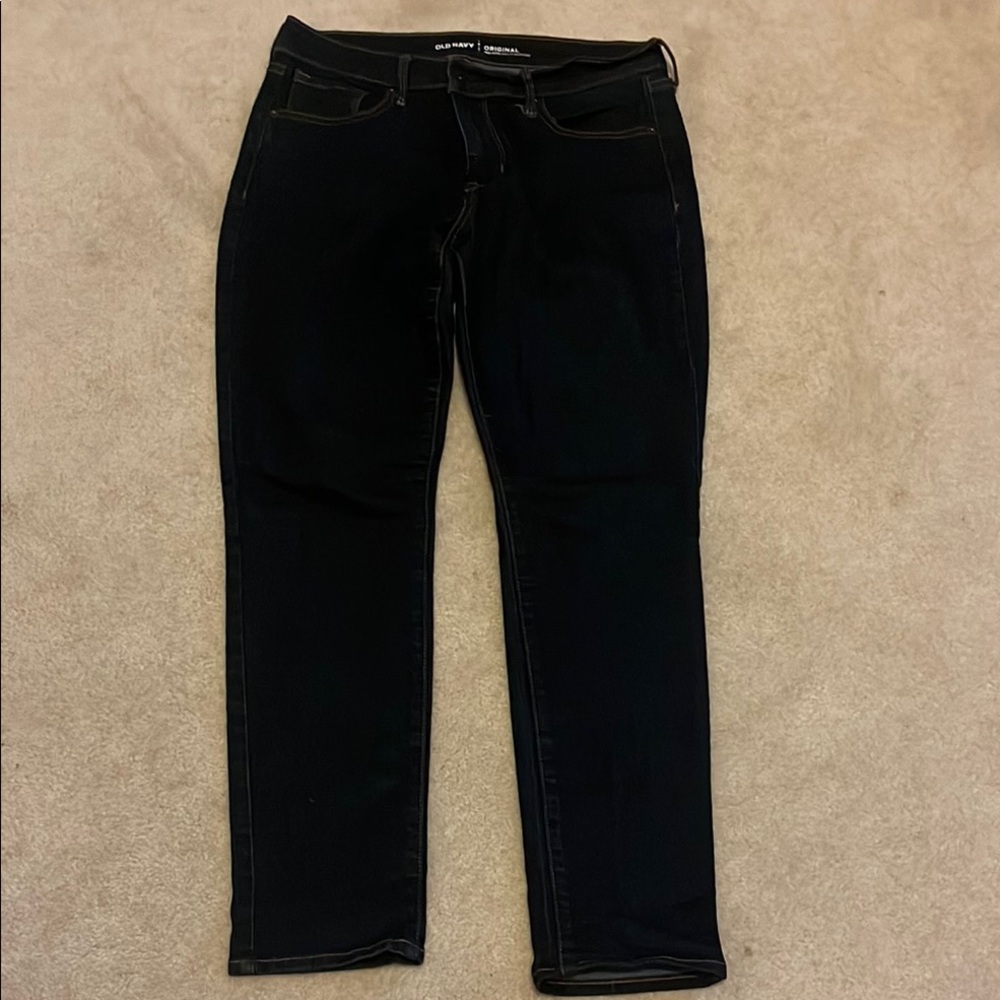 Old Navy Skinny Black Jeans Sleek Fit